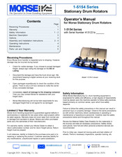 morse 1-5154 Series Operator's Manual