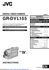 JVC GR-DV L155 Instructions Manual