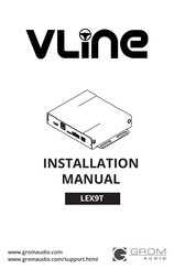 GROM Audio VLINE LEX9TVL2 Installation Manual