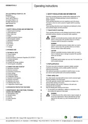 ebm-papst K3G560-PC10-L1 Operating Instructions Manual