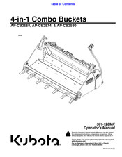 Kubota AP-CB2568 Operator