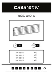 Casanoov VOGEL 500C140 Manual