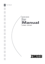 Zanussi ZFV1037 User Manual