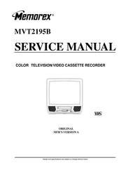 Memorex MVT2195 Service Manual