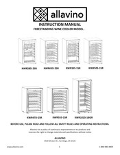 Allavino KWR47D-2SR Instruction Manual