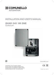 Comunello Automation QUAD 24V 1M ONE Installation And User Manual