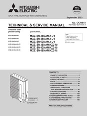 Mitsubishi Electric MXZ-SM48NAM2 Technical & Service Manual