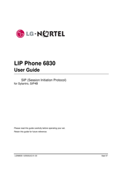 LG-Nortel 6830 User Manual