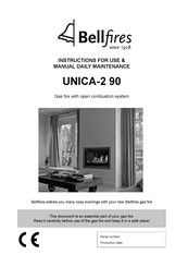 Bellfires UNICA-2 90 Instructions For Use & Manual Daily Maintenance