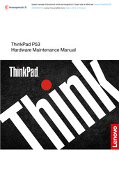 Lenovo ThinkPad P53 Hardware Maintenance Manual