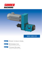 SUHNER MACHINING MAX 200 CO Technical Manual