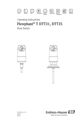Endress+Hauser Flowphant DTT35 Operating Instructions Manual