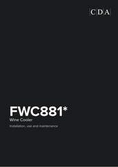 CDA FWC881 Directions For Installation, Use And Maintenance