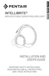 Pentair INTELLIBRITE 602225 Installation And User Manual