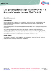 Infineon AIROC CYW43012 Manual