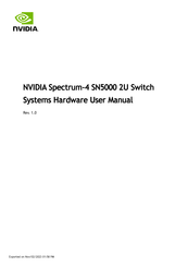 Nvidia 920-9N42F-00RI-5N0 Hardware User Manual