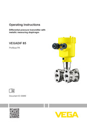 Vega VEGADIF 85 Operating Instructions Manual