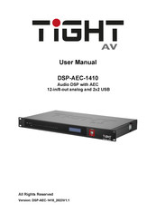 TiGHT AV DSP-AEC-1410 User Manual