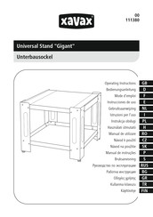 Xavax 4047443337436 Operating Instructions Manual