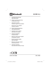 EINHELL GC-RM 18 Li Original Operating Instructions