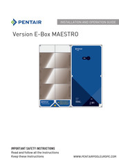 Pentair E-Box MAESTRO Installation And Operation Manual