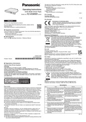 Panasonic FZ-VDM551 Series Operating Instructions Manual
