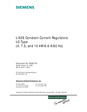 Siemens L-828 Manual