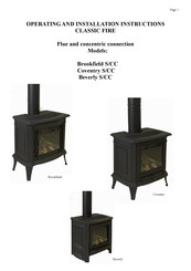 Thermocet Beverly S/CC Operating And Installation Instructions