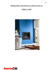Thermocet VERSA LV Operation And Installation Manual