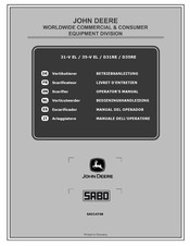 Sabo JOHN DEERE D35RE Operator's Manual