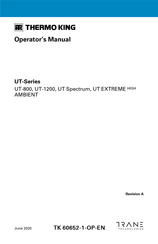 Trane Technologies Thermo King UT-800 Operator's Manual