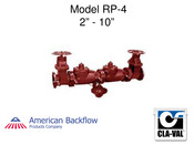 American Backflow CLA-VAL RP-4 Manual