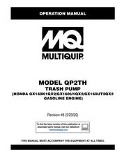 MQ Multiquip QP2TH Operation Manual