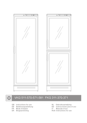 Eurofred VKG 571 Instructions For Use Manual