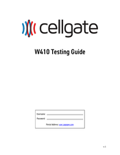 CellGate W410 Testing Manual
