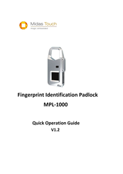 Midas Touch MPL-1000 Quick Operation Manual