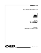 Kohler KG150 Operation