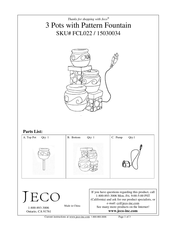Jeco FCL022 Quick Start Manual