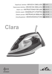 eta Clara Instructions For Use Manual