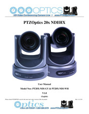 PTZOptics PT20X-NDI-WH User Manual