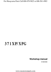 Husqvarna 371XP Workshop Manual