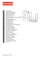 Franke FMY BK MATT F180 User Manual