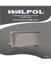 WALPOL WNG-1 Installation And Operating Instructions Manual