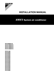 Daikin VRV II REYQ8M8W1B Instruction Manual