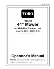 Toro 30149 Operator's Manual