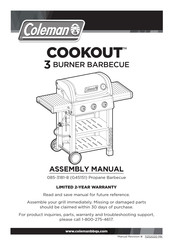 Coleman COOKOUT 085-3181-8 Assembly Manual