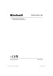 EINHELL 45.137.33 Original Operating Instructions