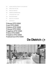 DeDietrich DTE1058X Directions For Use Manual
