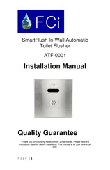 FCI SmartFlush ATF-0001 Instruction Manual