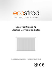 Ecostrad Klasse iQ Instruction Manual